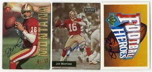 Lot of (88) Joe Montana Signed Trading Cards